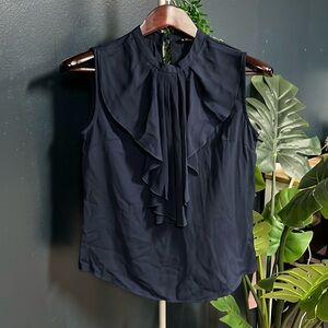 Van-Heusen navy blue blouse
